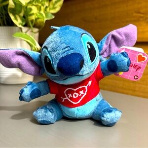 Disney Valentines Day Stitch Plush